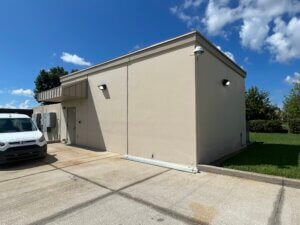 LED lighting installed to upgrade commercial building lighting systems