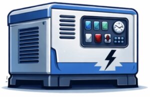 Generator installation and backup power systems icon