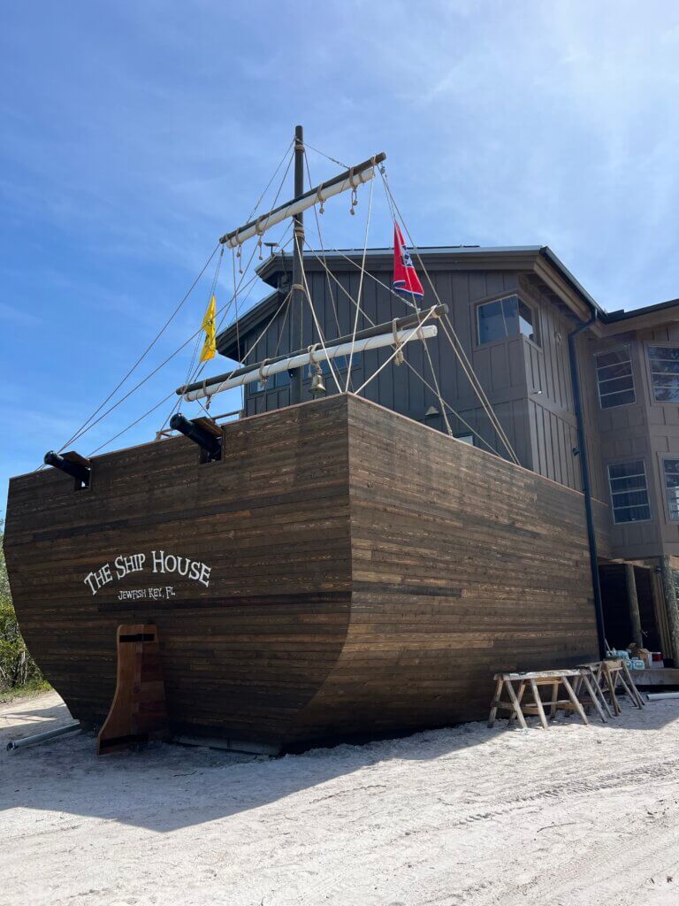 Jewfish Key Waterfront Electrical Project Waterfront Ship House on Jewfish Key where electrical work was completed
